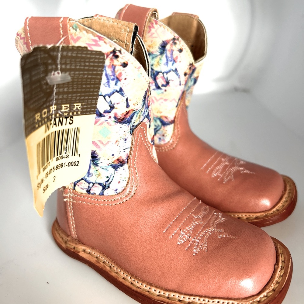 Roper Infant Girls Horse Western Boots